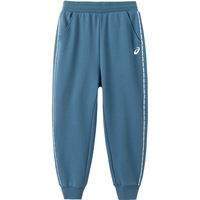 asics亚瑟士童装中大童中性款运动裤2024时尚百搭休闲收口运动裤 8854沉静蓝 160cm