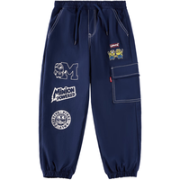 Levi's【小黄人联名】Levis李维斯儿童2024秋季男童童装长裤裤子 黑鸢尾 110/50