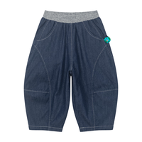 M.Latin/大冒险家的寻宝卡马拉丁童装裤子24夏女小童印花牛仔长裤 牛仔蓝 120cm