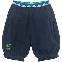 M.Latin/马拉丁童装儿童裤子24夏女小童松紧腰户外梭织中裤 藏青 110cm