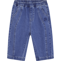 YeeHoO英氏儿童牛仔裤帅气男童裤子春夏百搭长裤2024 中牛仔蓝 73cm【身高66-73cm】