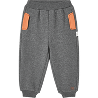 YeeHoO英氏儿童裤子秋季加绒长裤休闲裤男童运动裤2024 深花灰 80cm（身高72-80cm）