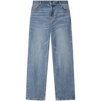 TOMMY HILFIGER24秋冬童装女经典复古半松紧微弹牛仔长裤TH2432159 牛仔蓝D1Q S/140cm