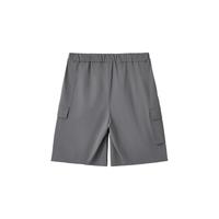 YeeHoO英氏婴童裤子吸湿速干户外运动裤子男宝宝2024夏季儿童中裤 钢灰色 110cm