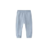 童泰（TONGTAI）宝宝裤子春秋季婴儿闭裆裤家居服内衣睡裤男童女童秋裤长裤 蓝色 90cm