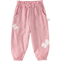 戴维贝拉（DAVE＆BELLA）儿童防蚊裤夏装女童休闲裤洋气小童长裤幼儿萝卜裤2024童裤 粉色 130cm（身高120-130cm）