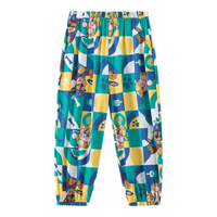 汪汪队立大功汪汪队童装儿童防蚊裤男童夏季薄款长裤女童小孩运动裤宝宝束脚裤 绿色0227 140CM