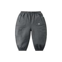 齐齐熊 cicibear齐齐熊 cicibear男童户外机能裤运动裤春秋款宝宝裤子长裤 岩石灰 140cm