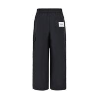 little MO&Co.REEBOK联名系列 little moco童装24秋装男女童工装风直筒长裤 黑色 140/58