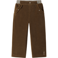 YeeHoO英氏儿童裤子秋季休闲百搭灯芯绒男童裤子2024 棕黄色 73cm（身高66-73cm）