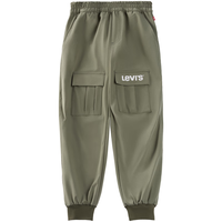 Levi's李维斯童裤儿童裤子长裤2024秋季男童休闲登山裤宽松运动裤潮 四叶草绿 160/66