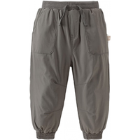 戴维贝拉（DAVE＆BELLA）冬季加绒儿童裤子女童工装裤小童休闲长裤男宝宝束脚裤童裤 灰色 90cm（身高80-90cm）