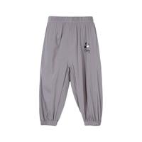 迪士尼宝宝儿童卡通长裤防蚊裤时尚休闲舒适透气卡通裤子夏季 ZD2DK001灰色 140