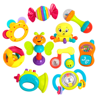 汇乐玩具 汇乐启蒙新生婴儿磨牙高温消毒牙胶919摇铃939大礼盒礼物玩具0-1