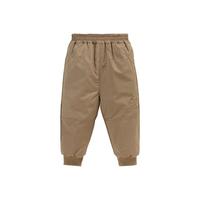 迪士尼宝宝（Disney Baby）童装男童夹棉长裤时尚米奇保暖裤子舒适保暖24年冬 卡其 5岁/身高120cm