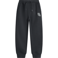 李宁 LI-NING童装儿童运动裤子男大童24年运动生活系列束脚卫裤 YKLU119 炭黑色-4 150