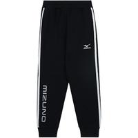 美津浓(MIZUNO)儿童长裤年春秋针织运动卫裤男女中大童裤子 黑色 130cm (身高125cm-135cm)