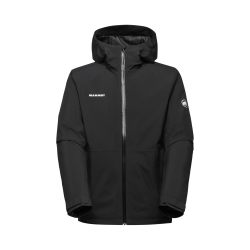 MAMMUT 男式 Linard Hs 保暖连帽夹克, 黑色，M码