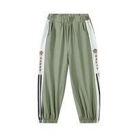 汪汪队立大功男童防蚊裤夏款2025宽松儿童裤子男宝宝夏季裤子男童休闲裤 豆绿 110