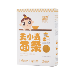婴享 儿童面条无小麦无麸质营养含婴儿宝宝辅食谱 小米原味240g 小米原味