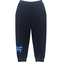 M.Latin/马拉丁童装裤子24年春女大童蝴蝶结针织长裤 藏青 110cm