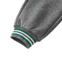 YeeHoO英氏儿童裤子秋季不倒绒束脚裤男童女童裤子长裤休闲裤2024 花灰【袋盖款】 130cm 身高121-130cm