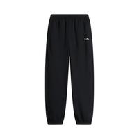 李宁 LI-NING童装儿童运动裤子男大童24年秋季柔软亲肤束脚百搭卫裤YKLU251 黑色-2 150