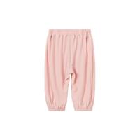 童泰（TONGTAI）婴儿裤子夏季莫代尔宝宝长裤儿童休闲外出防蚊裤男女童束口裤 柔粉 120cm