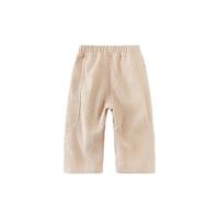 童泰（TONGTAI）婴儿裤子春秋季男女宝宝灯芯绒长裤儿童外出休闲裤时尚秋装 卡其 110cm