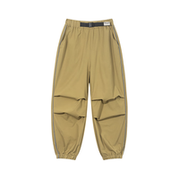 M.Latin 马·拉丁 马拉丁童装儿童24春款男女大童降落伞裤型凉感面料工装梭织长裤 卡其 120cm