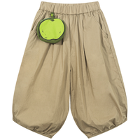  M.Latin/马拉丁 灯笼裤中裤 儿童裤子  卡其 130cm