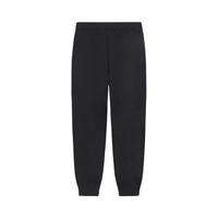 李宁 LI-NING童装儿童裤子男女大童运动春夏款束脚高弹力卫裤运动长裤YKLV245 黑色-1 160