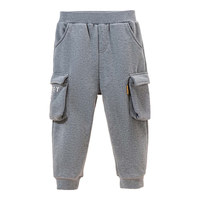 迪士尼宝宝（Disney Baby）童装男童裤子米奇长裤舒适保暖24年秋 深花灰 5岁/身高120cm