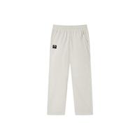 XTEP特步童装儿童针织长裤云朵灯芯绒蓬松柔软针织长裤舒适亲肤针织长裤 香草白 140cm