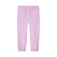 Converse匡威儿童装男童长裤2024秋季中大童束脚休闲运动裤潮 桃粉色 140/55（S）