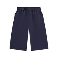 马骑顿 童装男童户外工装风针织七分裤中大儿童运动裤 藏青 130cm