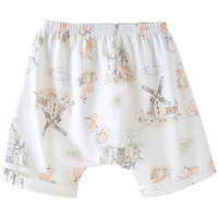 舒贝怡儿童裤子夏季薄款纯棉长裤宝宝防蚊裤婴儿灯笼裤 白色110CM