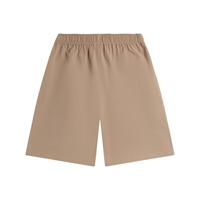 李宁 LI-NING童装儿童运动短裤男小大童24年夏款篮球系列排湿速干短裤YKSU123-3可可褐110