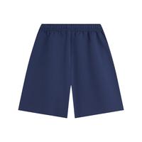 李宁 LI-NING童装男小大童运动生活系列运动短卫裤24春夏挺括卫裤 深航舰蓝-2 160