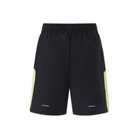 李宁 LI-NING童装儿童运动裤子男女小大童综合体能凉感速干短裤 黑色 140