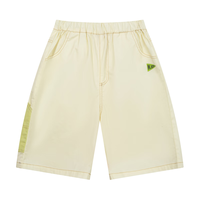  M.Latin/马拉丁 拼接印花 儿童牛仔中裤  乳酪色 130cm