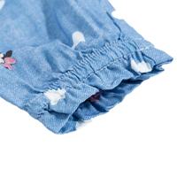 迪士尼宝宝（Disney Baby）童装女童裤子时尚米妮休闲防蚊裤轻薄凉爽 牛仔蓝 5岁/身高120cm