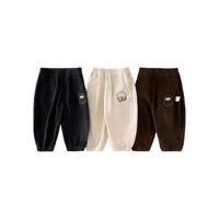 童泰（TONGTAI）宝宝裤子春秋季儿童复古灯芯绒长裤男女童休闲外出百搭运动裤 深棕 120cm （不可开裆）
