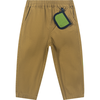 M.Latin/马拉丁童装儿童裤子24春装男小童撞色梭织长裤 焦糖色 110cm