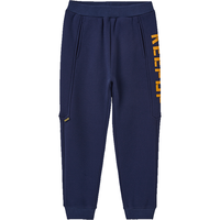 YeeHoO英氏儿童裤子长裤秋季不倒绒保暖男童女童百搭休闲裤2024长裤 藏蓝色 120cm 身高108-120cm