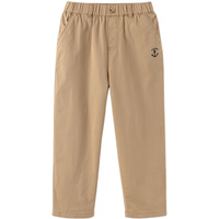 戴维贝拉（DAVE＆BELLA）小男孩长裤洋气儿童休闲裤中大童裤子2024秋季童裤男童直筒裤 卡其色 150cm（身高140-150cm）