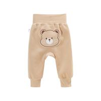 贝贝怡宝宝裤子秋季男童大屁屁裤秋冬婴儿pp裤保暖儿童长裤子童装 卡其 100cm