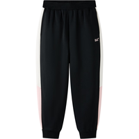 361°童装男女针织加厚长裤2024冬季通码运动长裤 经典黑 160cm