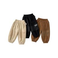 童泰（TONGTAI）宝宝裤子春秋季儿童运动裤男童外出加厚长裤女童休闲裤秋装 燕麦 120cm （不可开裆）