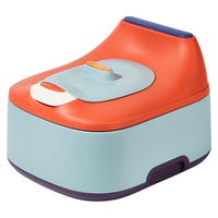 Rikang 日康 儿童马桶 宝宝坐便器婴儿便盆 防溅PP垫三合一功能 X2012 西瓜红